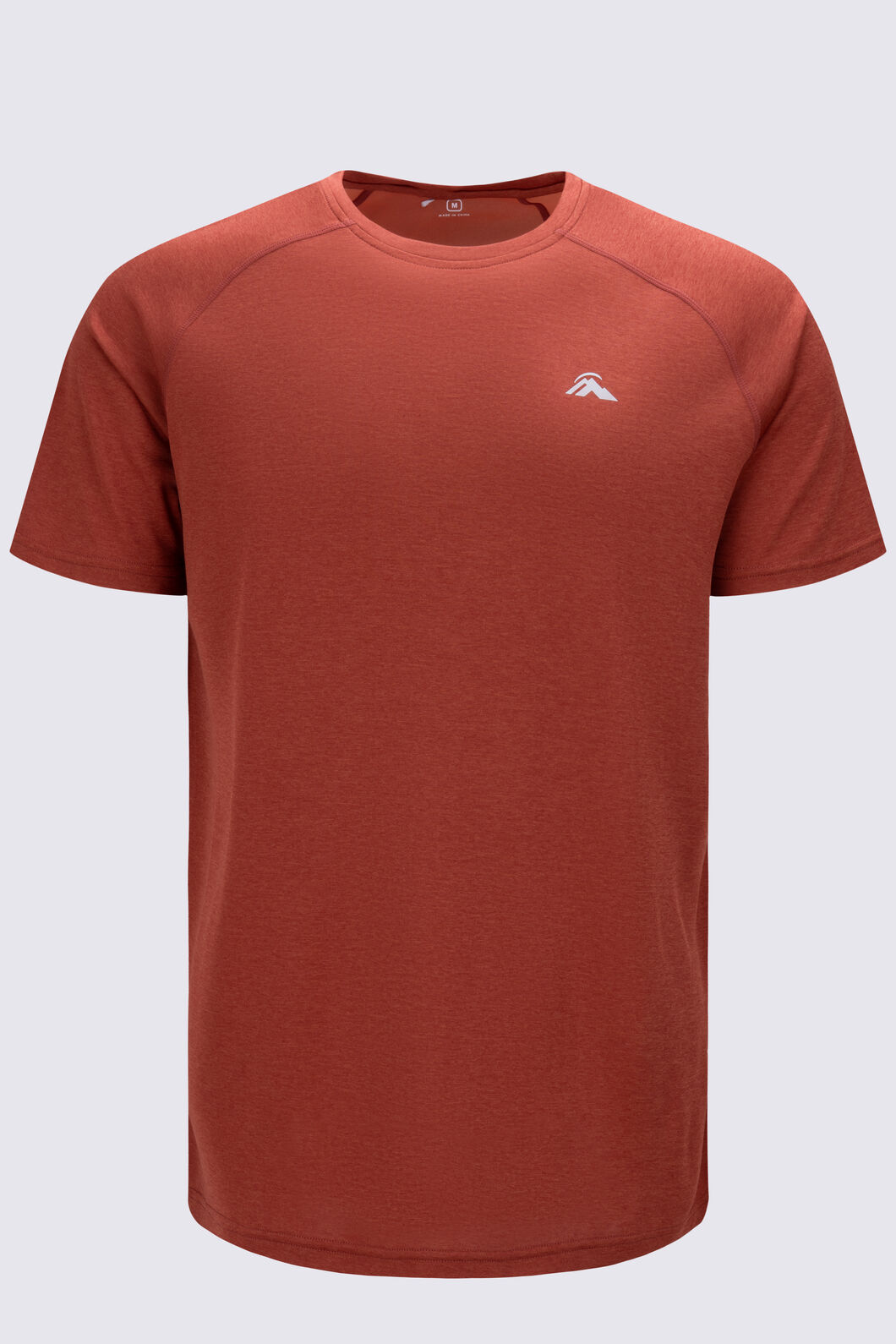 Macpac Men's Cass Short Sleeve T-Shirt, Burnt Henna Marle, hi-res