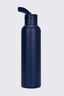 Macpac Insulated Standard Bottle with Straw Lid &mdash; 630ml, Navy, hi-res