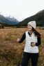 Macpac Women's Uber Light Down Vest ♺, Tofu, hi-res