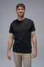 Macpac Men's Vintage Embroidered Fairtrade Organic Cotton Short Sleeve T-Shirt, BLACK MARLE, hi-res