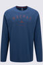 Macpac Men's Graphic Fairtrade Organic Cotton Long Sleeve T-Shirt, Insignia Blue, hi-res