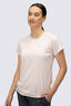 Macpac Women's Cass Short Sleeve T-Shirt, Mauve Chalk Marle, hi-res