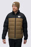 Macpac Men's Halo Down Jacket ♺, Black/Kangaroo, hi-res