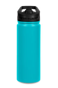 FIFTY/FIFTY® Insulated Bottle — 18 oz./530 ml, Aqua, hi-res