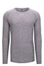 Macpac Men's 150 Merino Long Sleeve Top, Light Grey Marle, hi-res