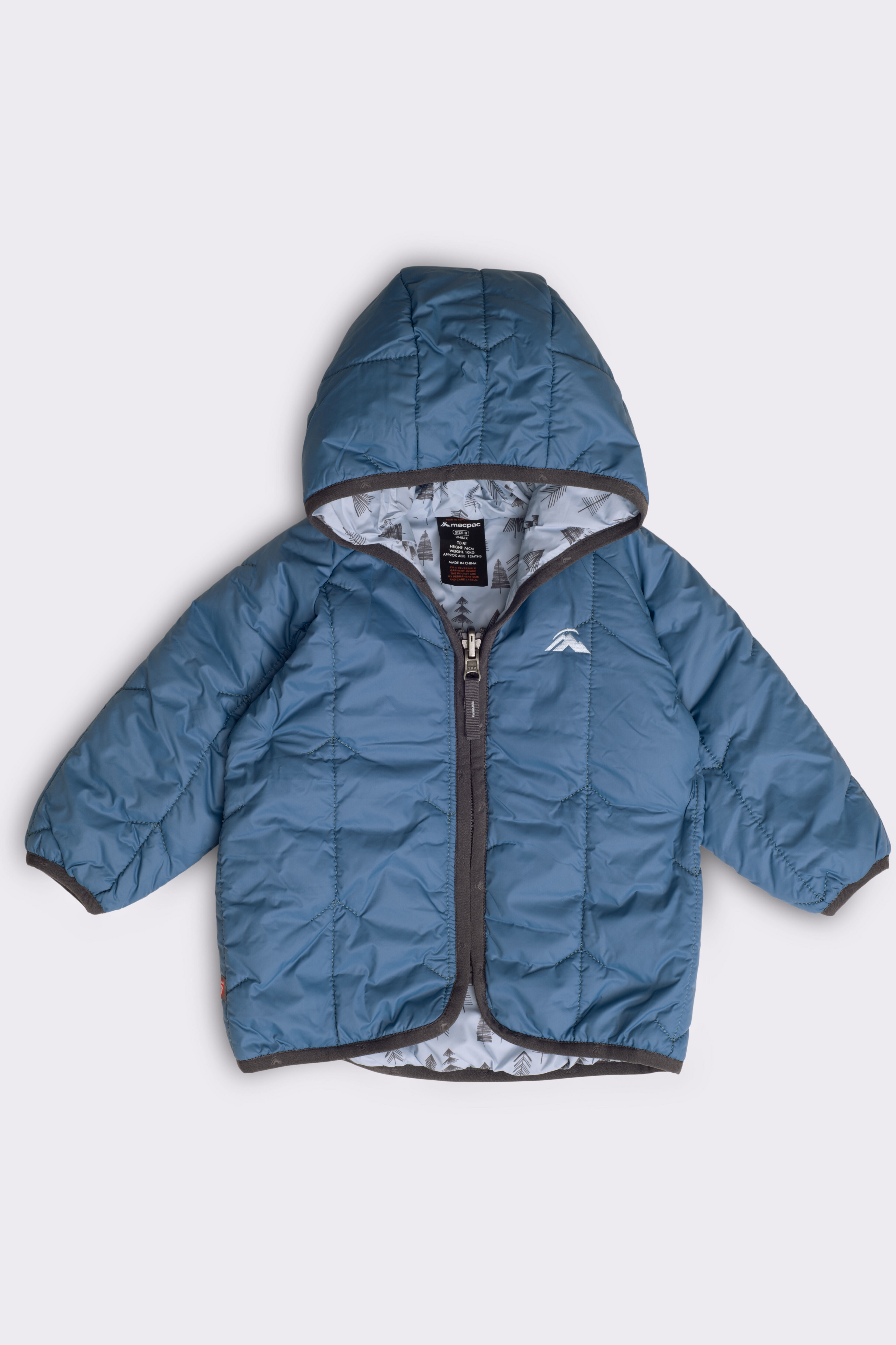Macpac Baby Pulsar Hooded Insulated Jacket Macpac