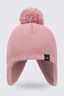 Macpac Baby Earmuff Beanie, Peachskin, hi-res