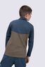 Macpac Kids' Moonlight Merino Jacket, Stone Grey Marle/Midnight Navy, hi-res