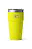 YETI® Rambler® Stackable Cup — 20 oz, Firefly Yellow, hi-res
