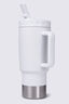 Macpac Insulated Travel Tumbler with Straw Lid — 880ml, Winter White, hi-res