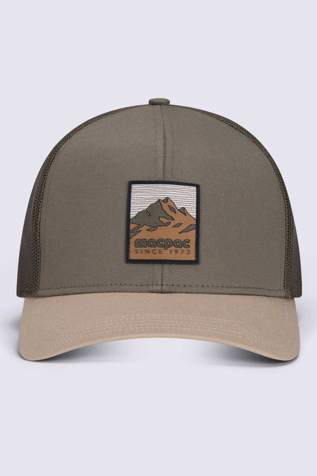 Macpac Trucker Cap, Dark Olive/Lead Grey, hi-res
