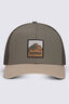 Macpac Trucker Cap, Dark Olive/Lead Grey, hi-res