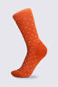 Macpac Kids' Footprint Sock, Dusty Orange/Tangerine, hi-res