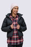 Macpac Women's Orb Hooded Down Jacket, Black, hi-res