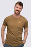 Macpac Men's Te Papakura O Taranaki NP Fairtrade Organic Cotton T-Shirt, Kangaroo, hi-res