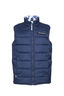 Macpac Kids' Pulsar Alpha Insulated Vest, Black Iris/Blue Camo, hi-res