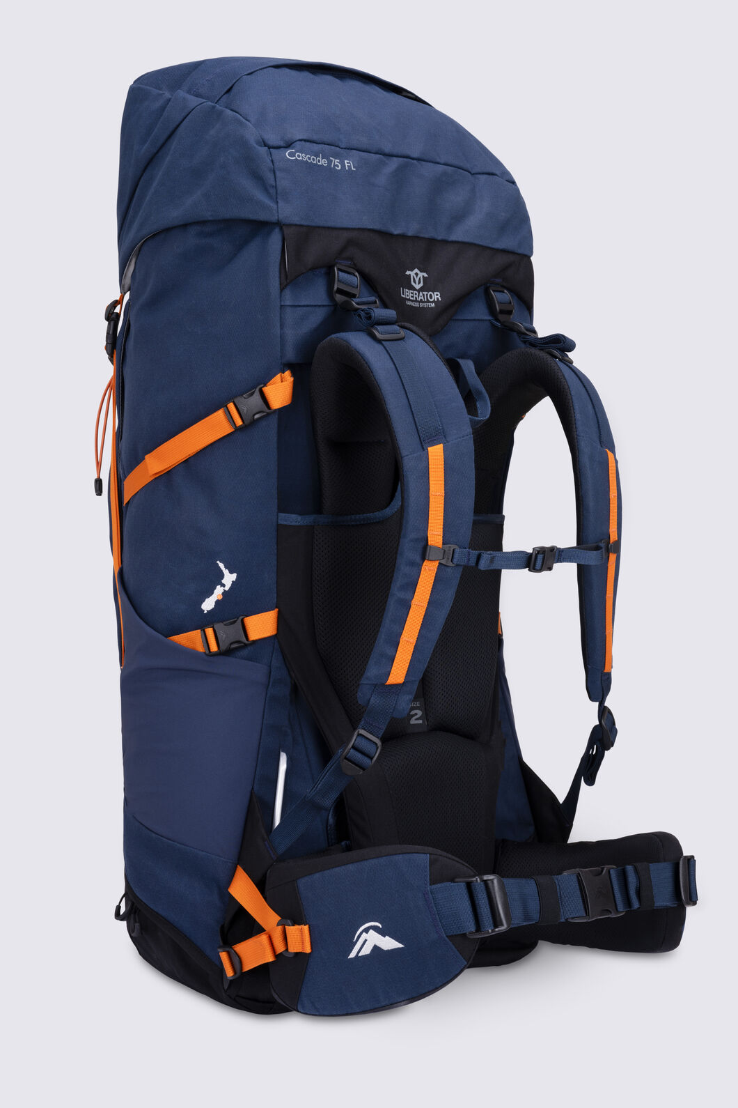 australian made hiking backpacks Durston Strength Fabric Construction Macpac Cascade 75L AzTec Hiking
