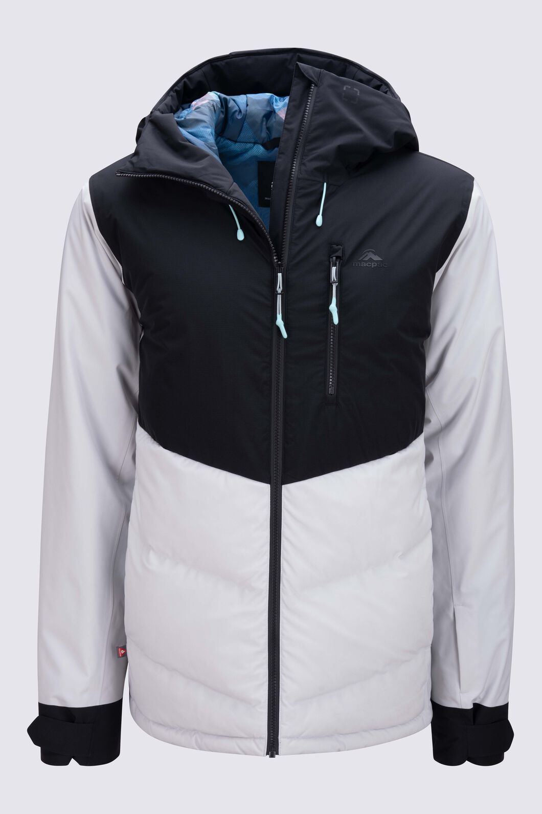 Macpac Men's Carve Ski Jacket, Vapour/Black, hi-res