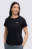 Macpac Women's Aoraki Topo Fairtrade Organic Cotton Short Sleeve T-Shirt, Black, hi-res
