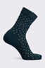 Macpac Footprint Sock, Deep Forest/Clover Polka, hi-res