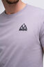 Macpac Men's Vintage Embroidered Fairtrade Organic Cotton T-Shirt, Lavender Grey, hi-res