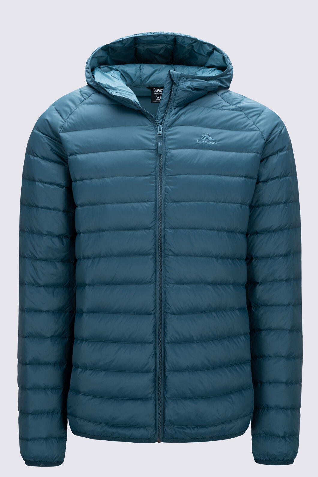 Macpac Men's Uber Light Hooded Down Jacket, Reflecting Pond, hi-res
