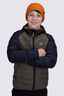 Macpac Kids' Uber Light Hooded Down Jacket, Black/Tarmac, hi-res