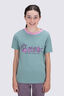 Macpac Kids' Explorer Fairtrade Organic Cotton Short Sleeve T-Shirt, Oil Blue, hi-res