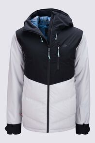 Macpac Men's Carve Ski Jacket, Vapour/Black, hi-res