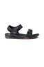REEF® Men's Fanning Baja Sandals, Black/Silver, hi-res