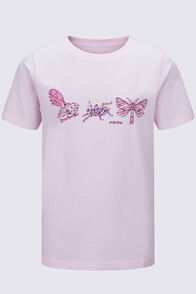 Macpac Kids' Journey  Fairtrade Organic Cotton Short Sleeve T-Shirt, Cherry Blossom, hi-res