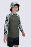 Macpac Kids' Rash Top, Beetle/Camo Print, hi-res