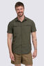 Macpac Men's Westport Short Sleeve Shirt, Forest Night, hi-res