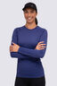 Macpac Women's Long Sleeve Exothermal Top, Royal Cobalt, hi-res