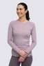Macpac Women's Geothermal Long Sleeve Top, Seafog, hi-res