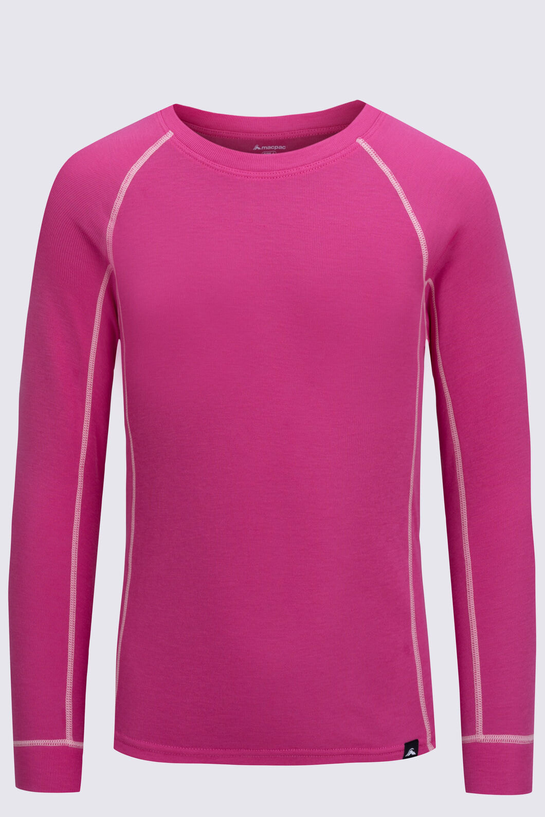 Macpac Kids' Geothermal Long Sleeve Top, Lilac Rose, hi-res