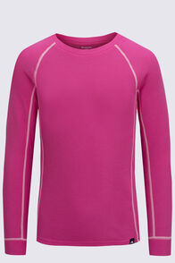 Macpac Kids' Geothermal Long Sleeve Top, Lilac Rose, hi-res