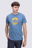 Macpac Retro Fairtrade Organic Cotton Tee — Men's, Captains Blue, hi-res