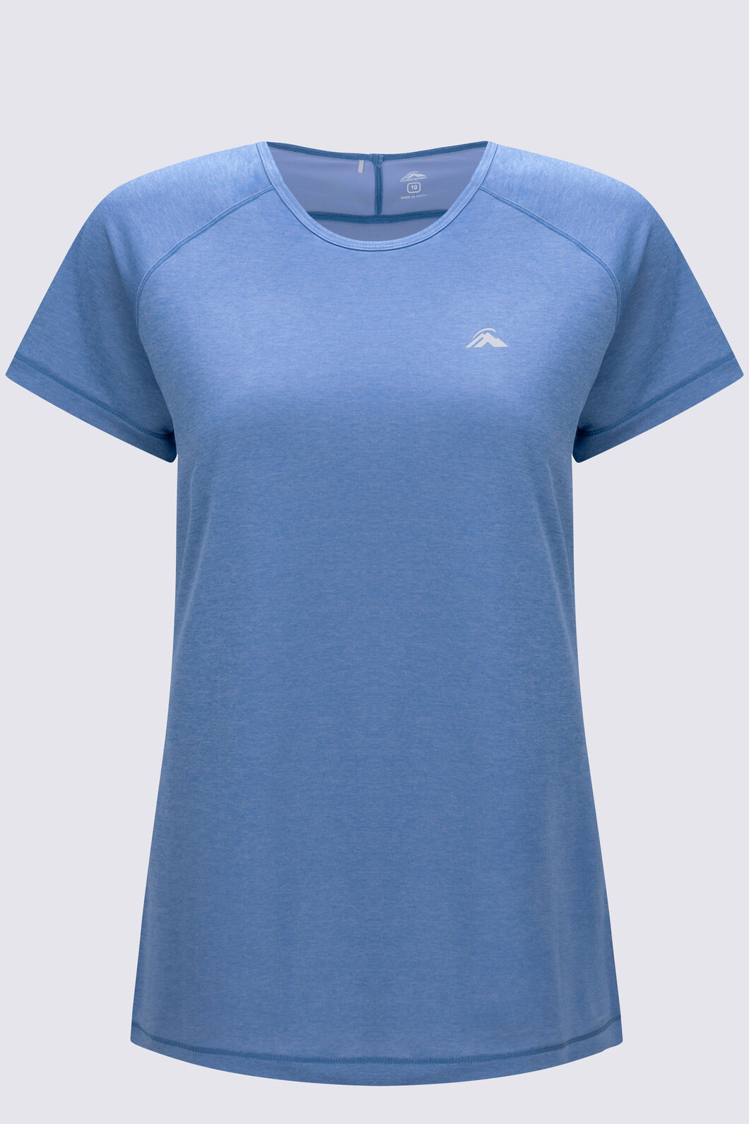 Macpac Women's Cass Short Sleeve T-Shirt, Dutch Blue Marle, hi-res