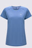 Macpac Women's Cass Short Sleeve T-Shirt, Dutch Blue Marle, hi-res