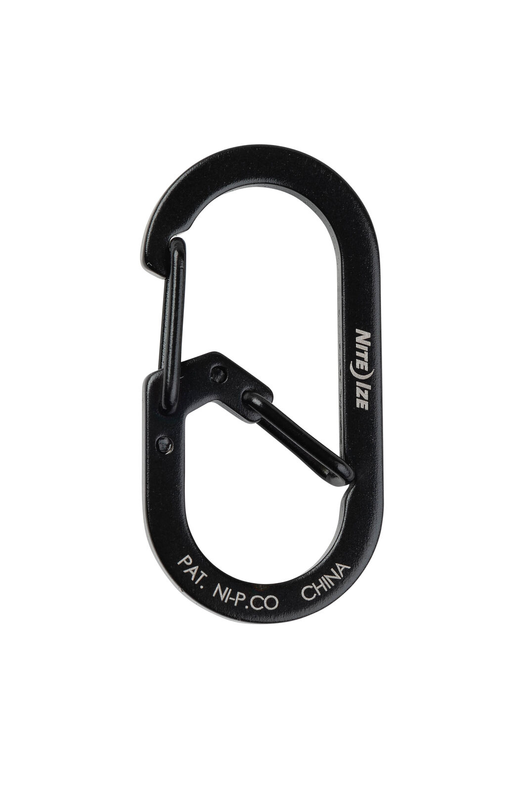 Nite Ize G-Series Dual Chamber Carabiner #1 &mdash; 2 Pack, Black, hi-res