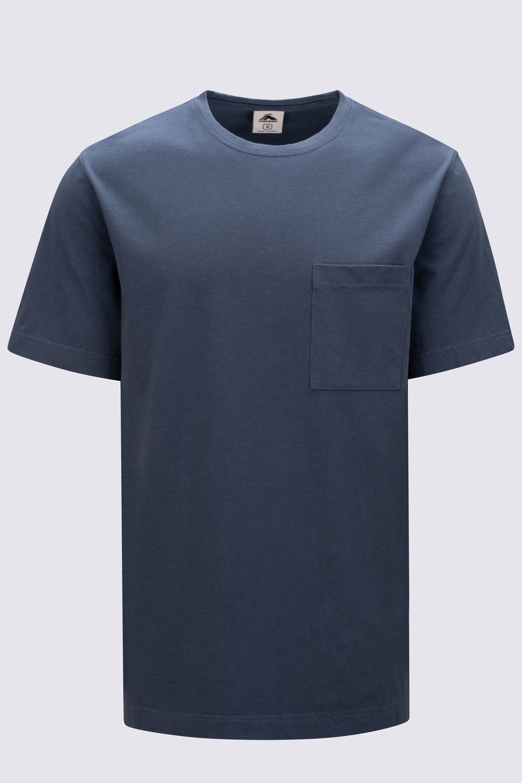Macpac Men's Midweight T-Shirt, Dark Slate, hi-res