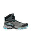 Scarpa Women's Rush Trek GTX Hiking Boots, Midgray/Aqua, hi-res