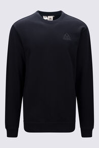 Macpac Men's Vintage Heavyweight Fairtrade Organic Cotton Crew, Black, hi-res