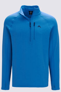 Macpac Men's Ion Fleece Pullover, Mediterranean Blue, hi-res