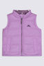 Macpac Baby Down Vest, Orchid/Yeti Mountain Print, hi-res