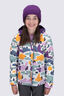 Macpac Kids' Pulsar Alpha Hooded Insulated Jacket, Plum/Print, hi-res