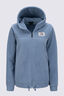 Macpac Women's Heritage Windproof Fleece Jacket, Windward Blue, hi-res