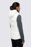 Macpac Women's Aurora Hooded Down Vest, Tofu, hi-res