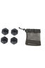 Macpac Lightweight Furniture Feet &mdash; 4 pack, Black, hi-res